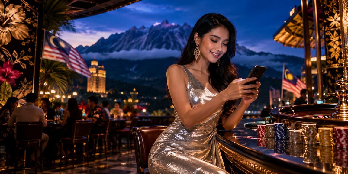 Pengguna Sabah mengakses kasino dalam talian 1350 dari telefon pintar